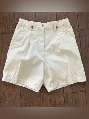 Vintage Woolrich High Waisted Shorts Yellow/Khaki size 14
